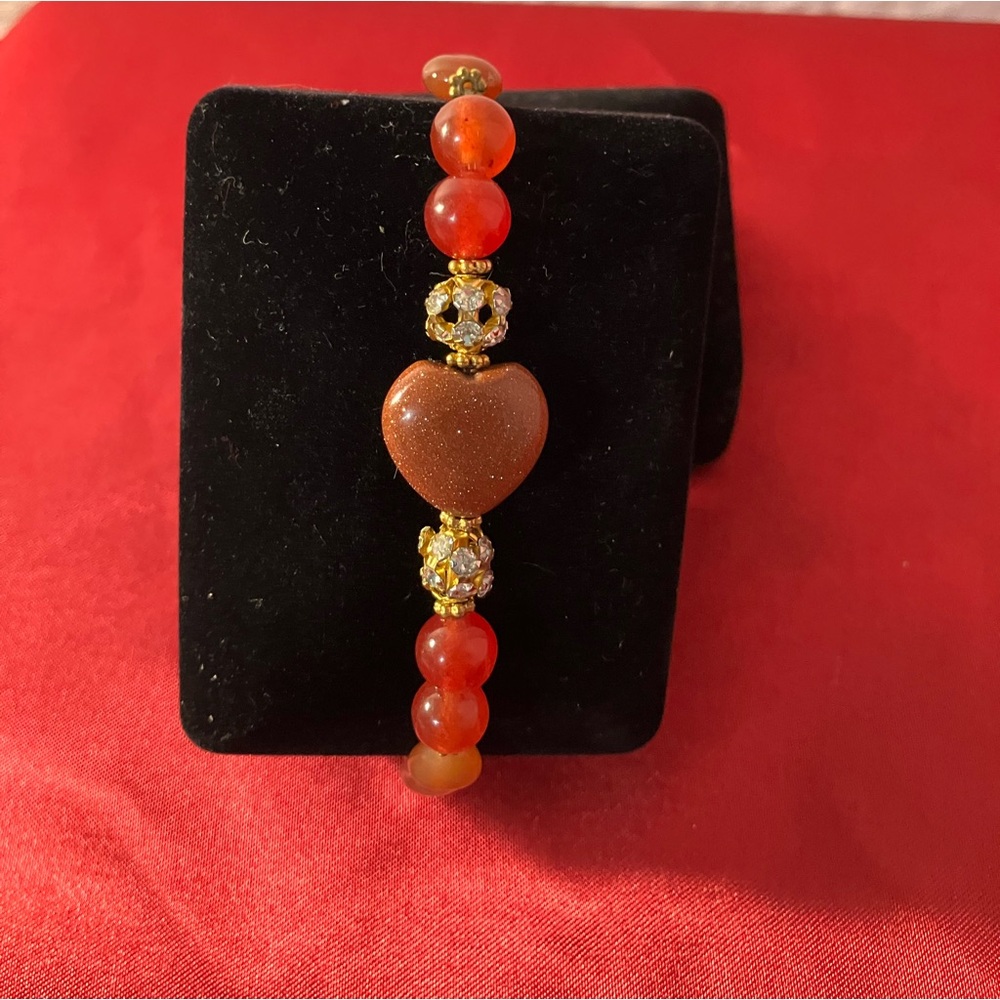 Carnelian crystal handmade bracelet